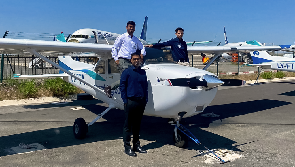Indian cadet program students at BAA Training