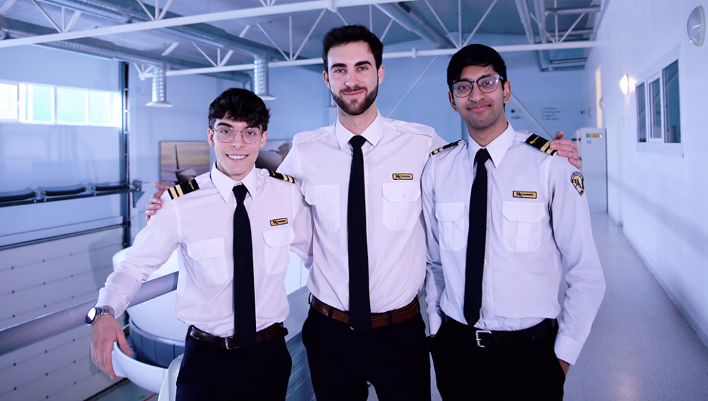 Student pilots at BAA Training Lithuania