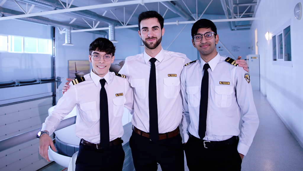 Student pilots at BAA Training Lithuania