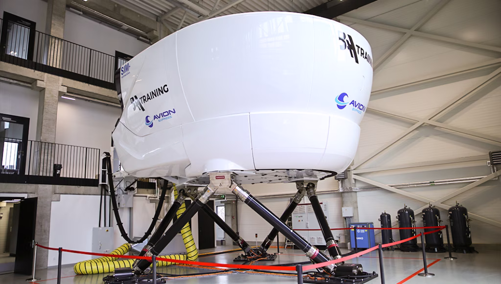 A320 full flight simulator at BAA Training Lithuania