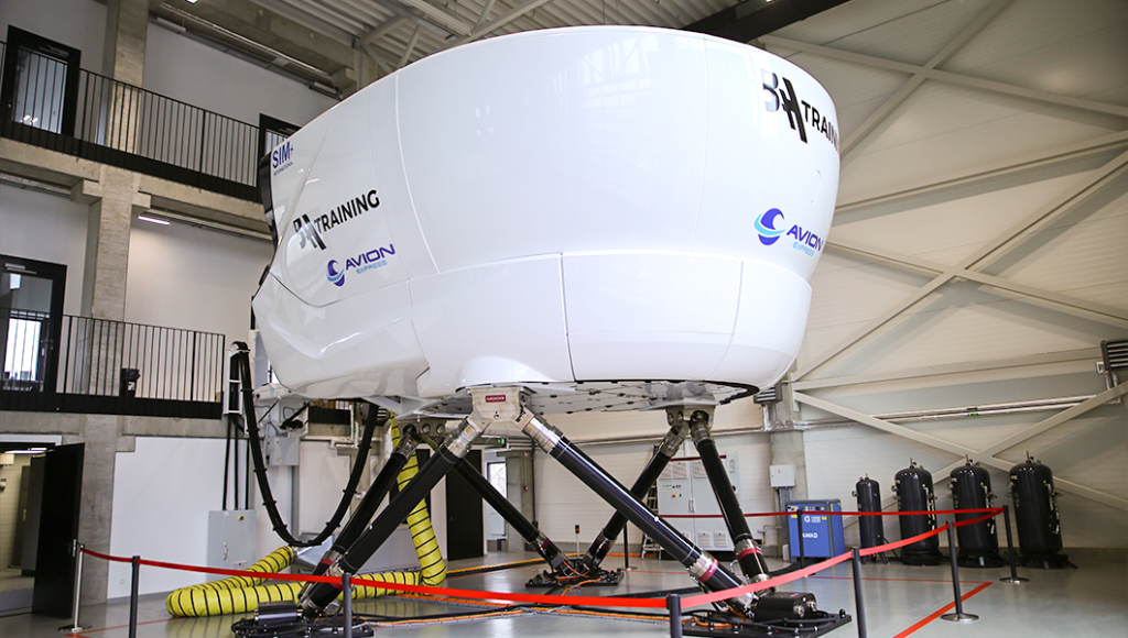 A320 full flight simulator at BAA Training Lithuania