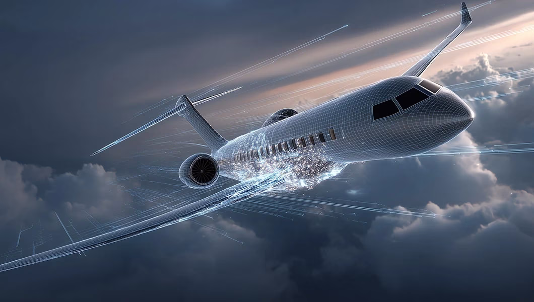 Un avion en vol