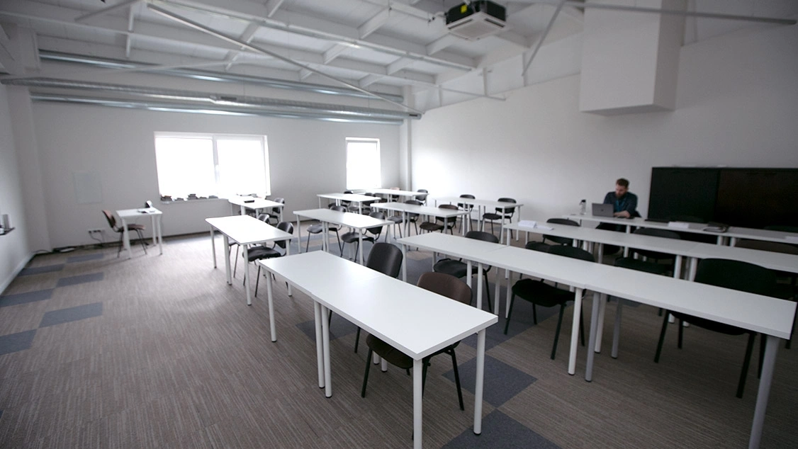 Ground school classroom at BAA Training