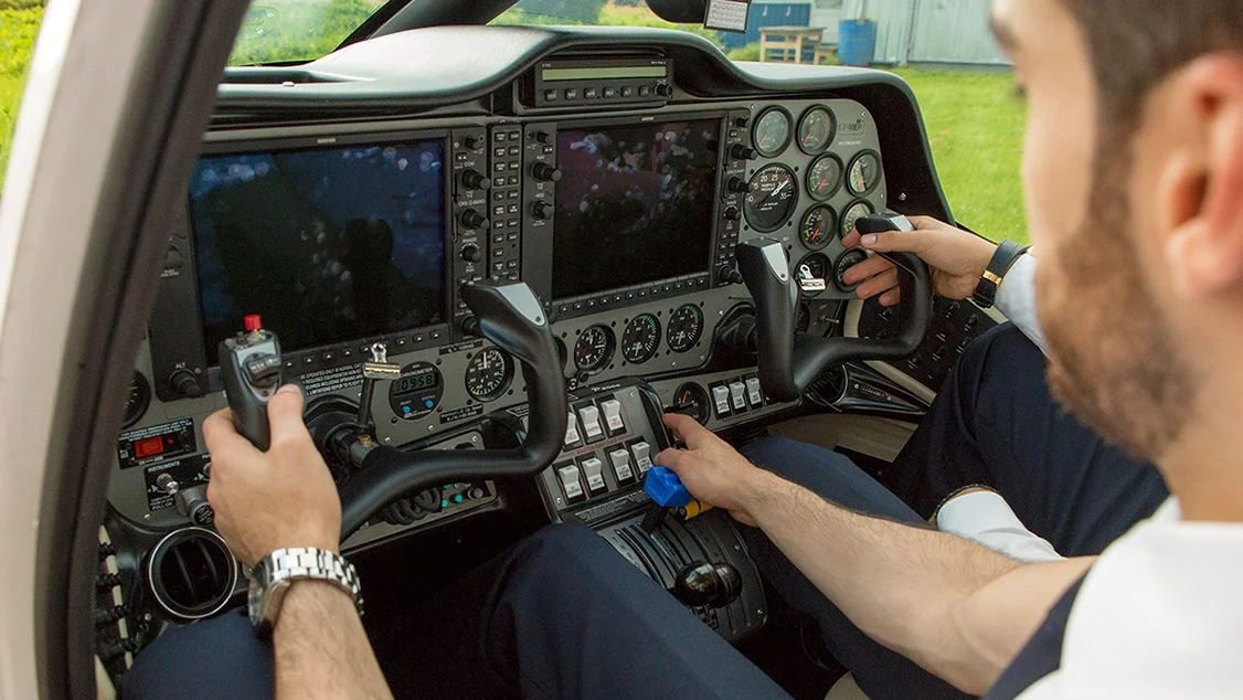 BAA Training Cessna cockpit