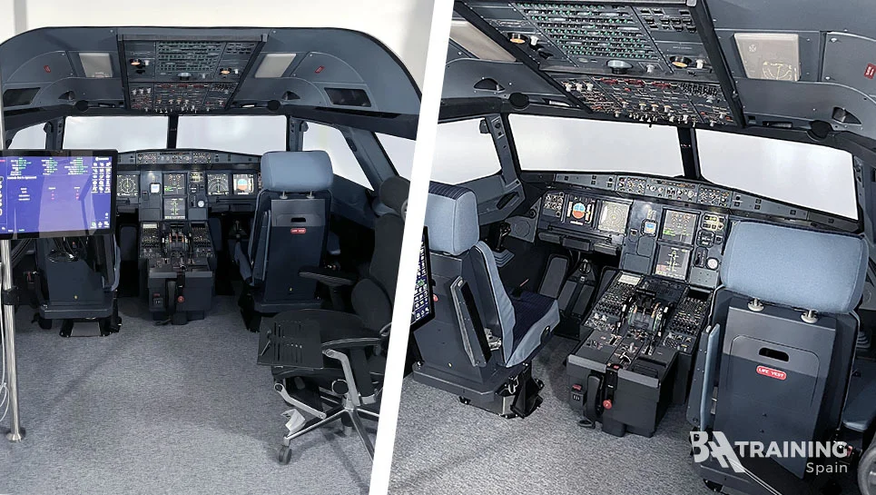 Airbus A320 FTD simulator at BAA Training