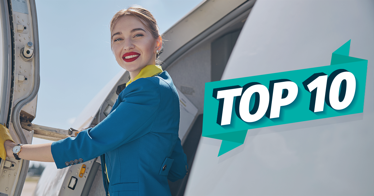 top 10 reasons to become a flight attendant