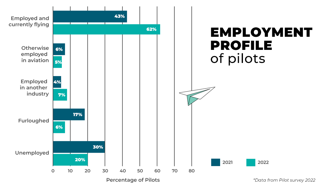 employment profile of pilots