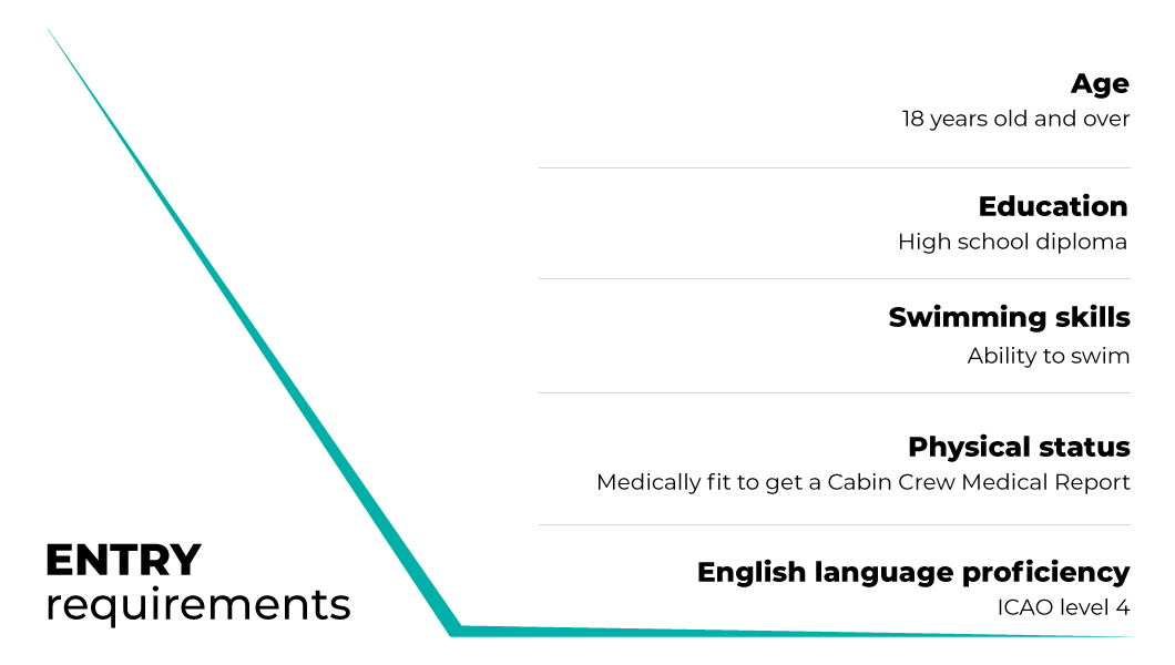 cabin crew training entry requirements