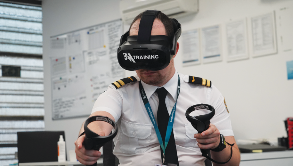 VR technology at BAA Training