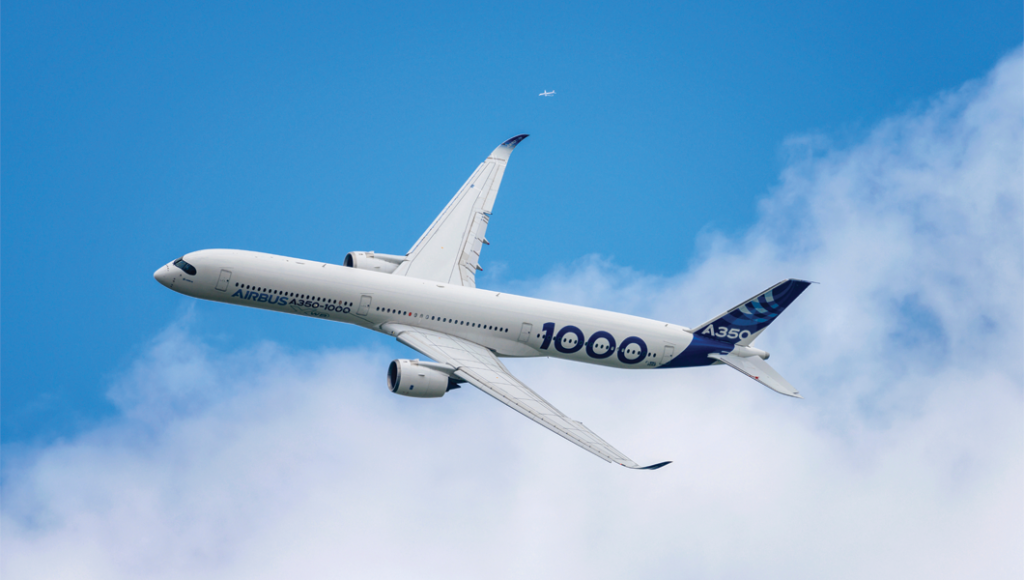 Autonomous A350-1000 flight