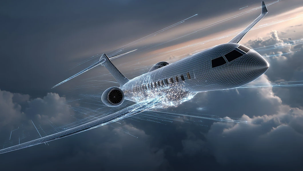 An aircraft showing air worthiness