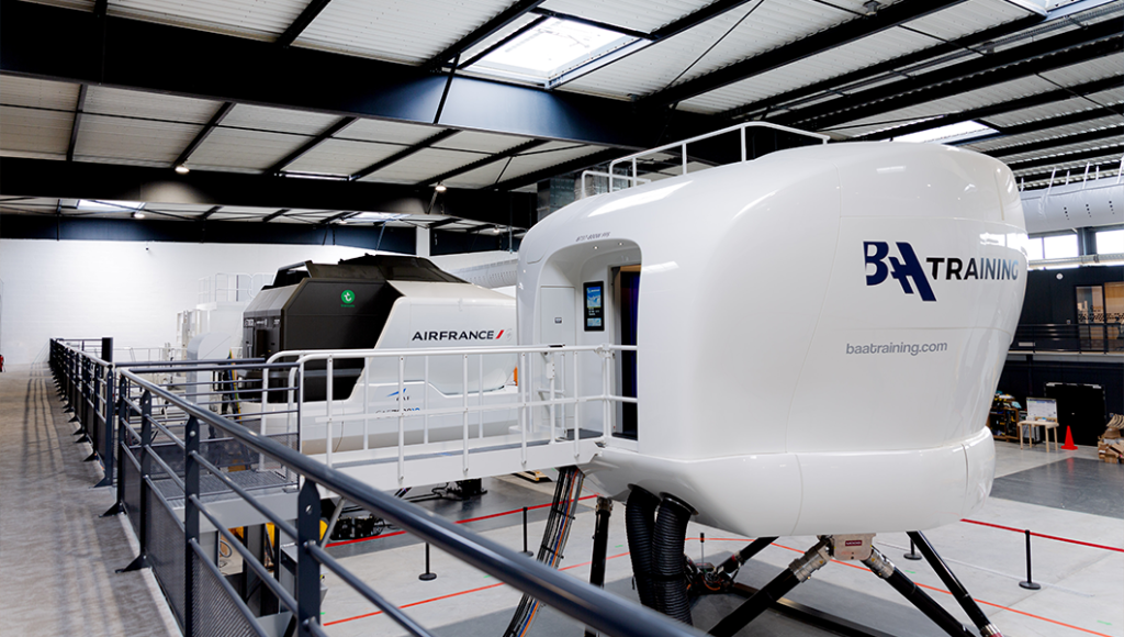 Full flight simulators at BAA Training France