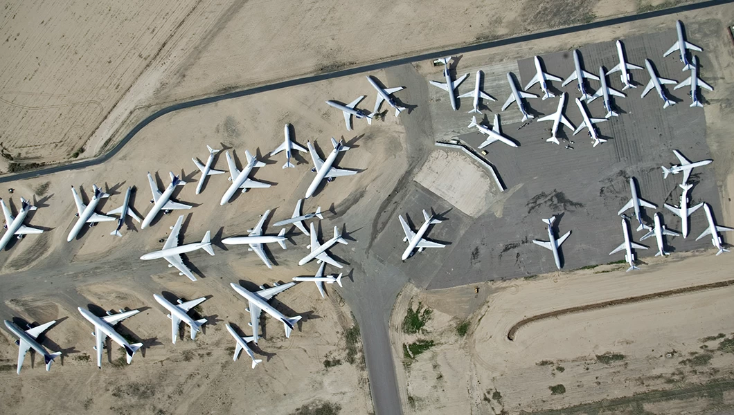 Multiple aircraft on ground