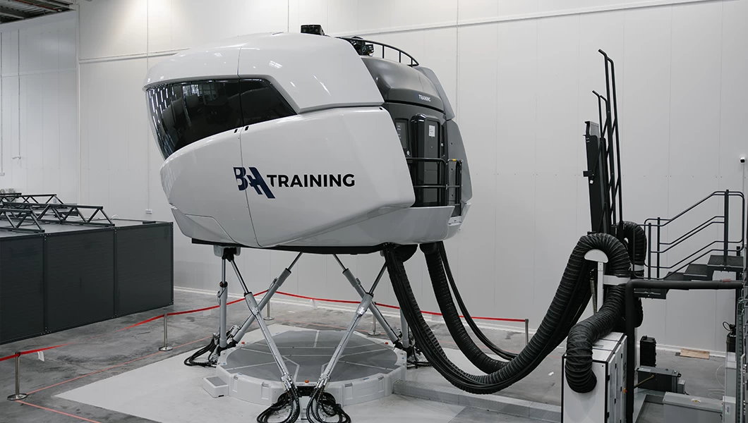 Full flight simulator at BAA Training