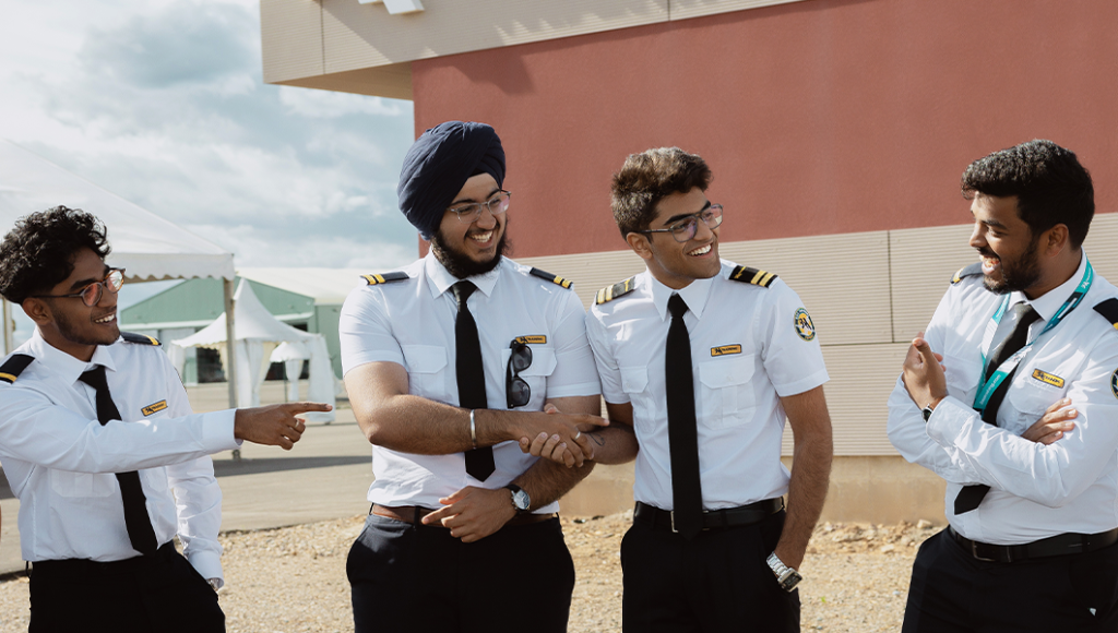 Vihaan Sapru, Indian cadet program student at BAA Training