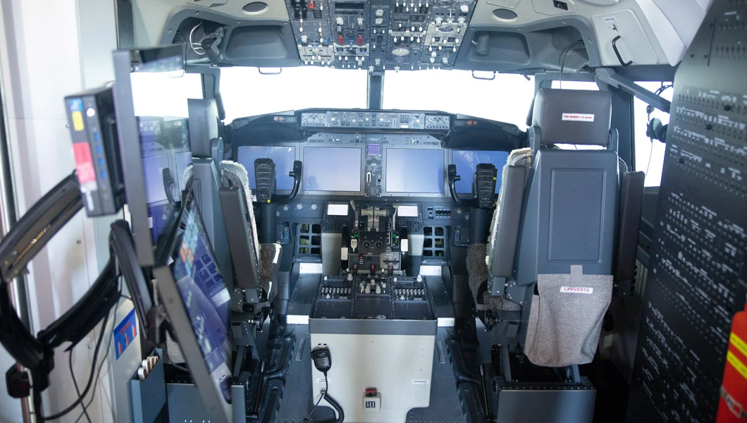 An inside of an FSTD